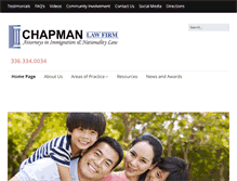 Tablet Screenshot of chapman-immig.com
